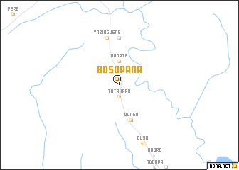 map of Bosopana
