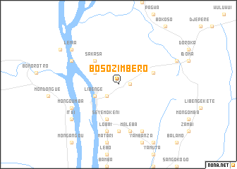 map of Boso-Zimbero