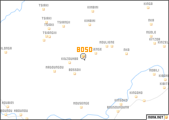 map of Boso