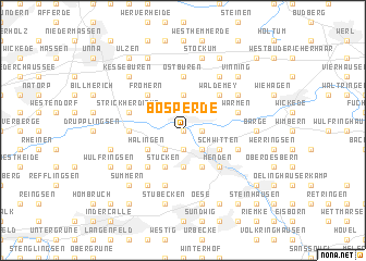 map of Bösperde