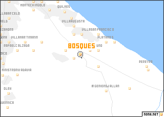 map of Bosques