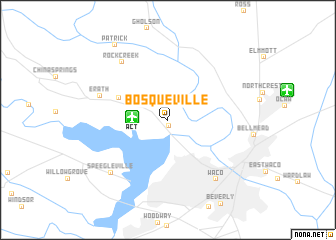 map of Bosqueville