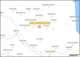 map of Bossa Bangou