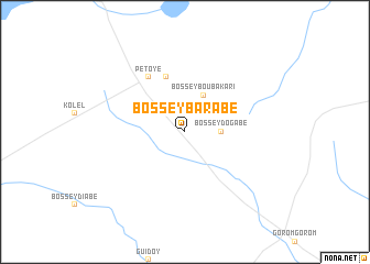 map of Bossèy Barabé