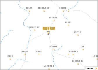 map of Bossié