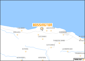 map of Bossington