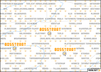 map of Bosstraat