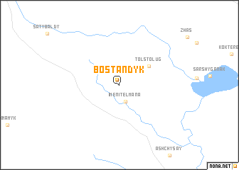 map of Bostandyk