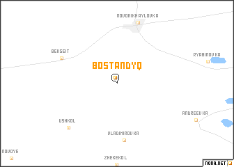 map of Bostandyq