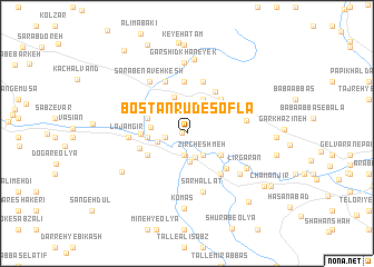 map of Bostān Rūd-e Soflá