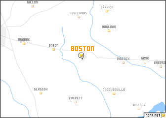 map of Boston