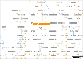 map of Bosumadwi