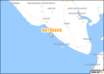 map of Botadero