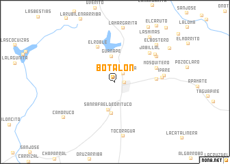 map of Botalón
