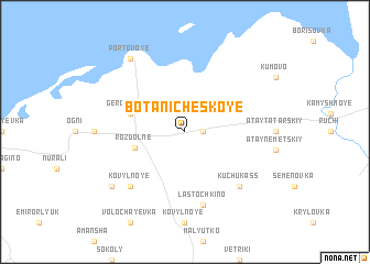 map of Botanicheskoye