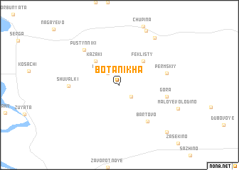 map of Botanikha