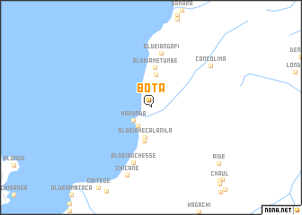 map of Bota