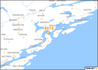 map of Bota