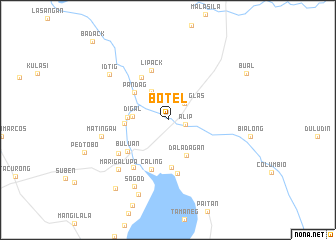 map of Botel