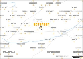 map of Bötersen