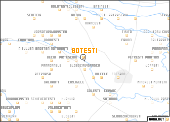 map of Boteşti