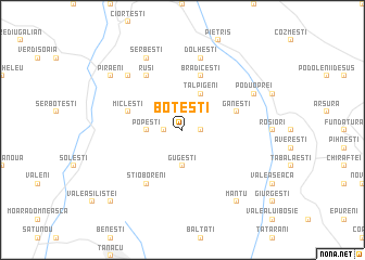 map of Boţeşti