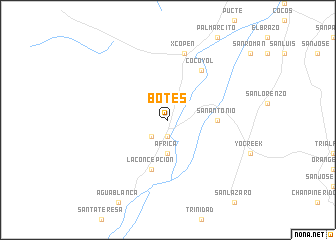 map of Botes