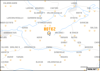 map of Botez