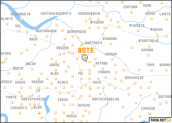 map of Botê