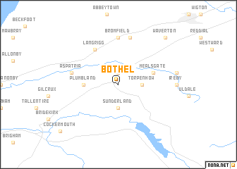 map of Bothel