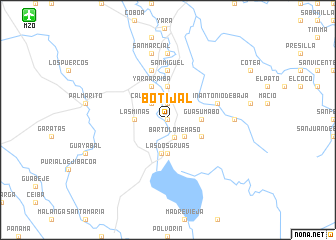 map of Botijal