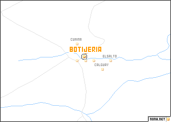 map of Botijería