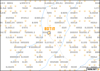 map of Botin