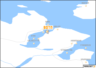 map of Botn