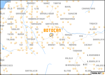 map of Botocan