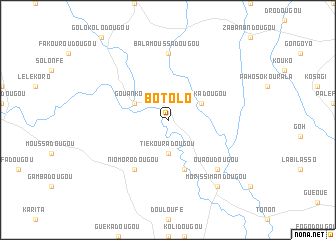 map of Botolo