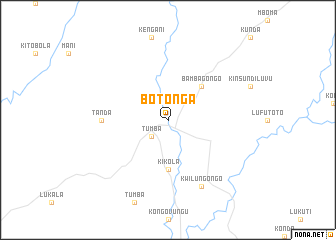 map of Botonga