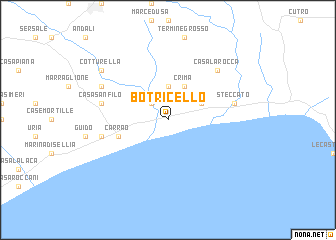 map of Botricello