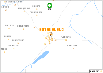 map of Botswelelo