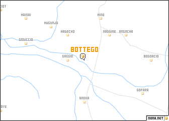 map of Bottego