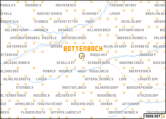 map of Bottenbach