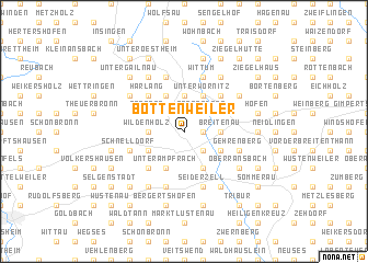 map of Bottenweiler