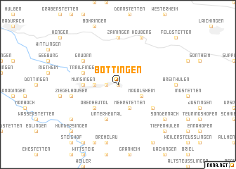 map of Böttingen