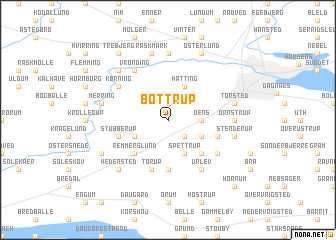 map of Bottrup