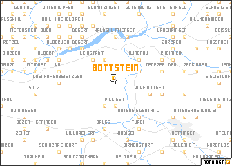 map of Böttstein