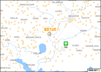 map of Botun