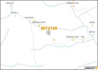 map of Botutwa