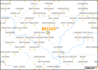 map of Botven