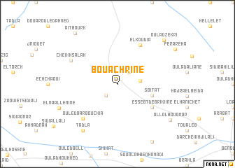 map of Bou Achrine