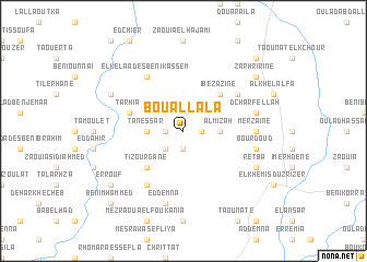 map of Bou Allala